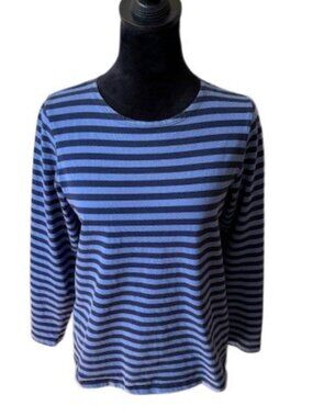 Gudrun Sjoden Long Sleeve Organic Cotton Striped Top EUC Small